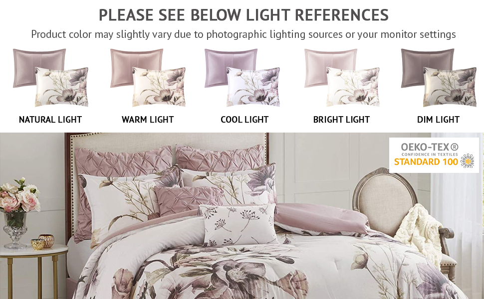 Madison Park Cassandra 100 Cotton Comforter Set Feminine