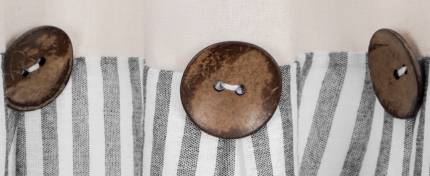 Farmhouse Cotton Line Curtains
