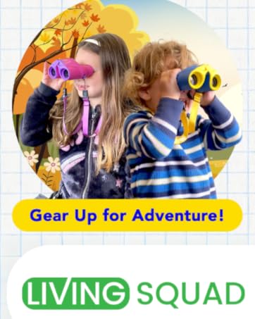 boy girl toddler ages 3-12 binoculars