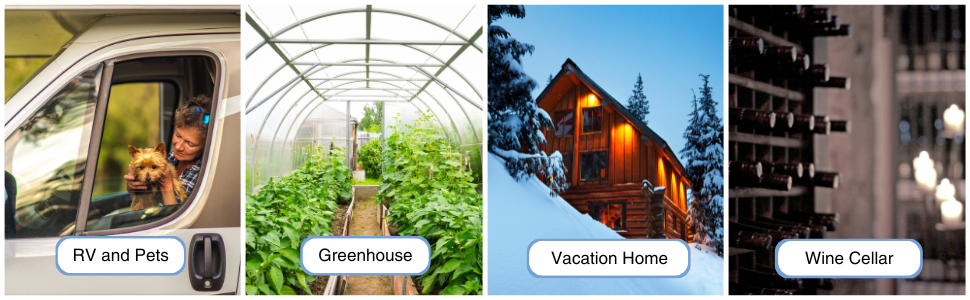 RV Pets Greenhouse Vacation Home Wine Cellar