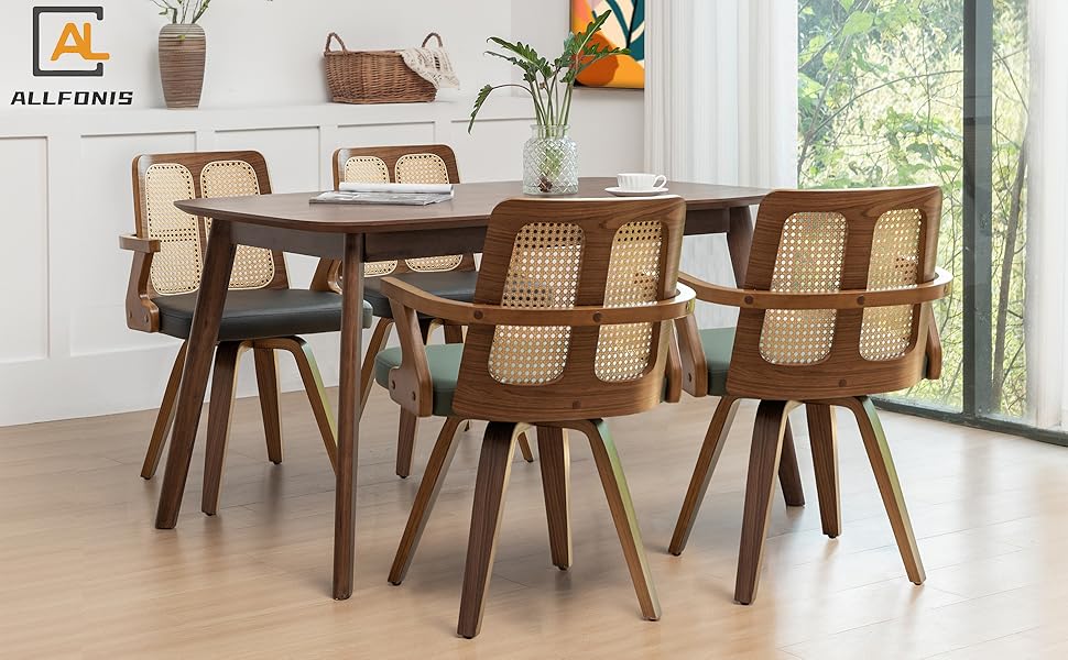 ALLFONIS Set of 1 Kitchen & Dining Room Chair Swivel