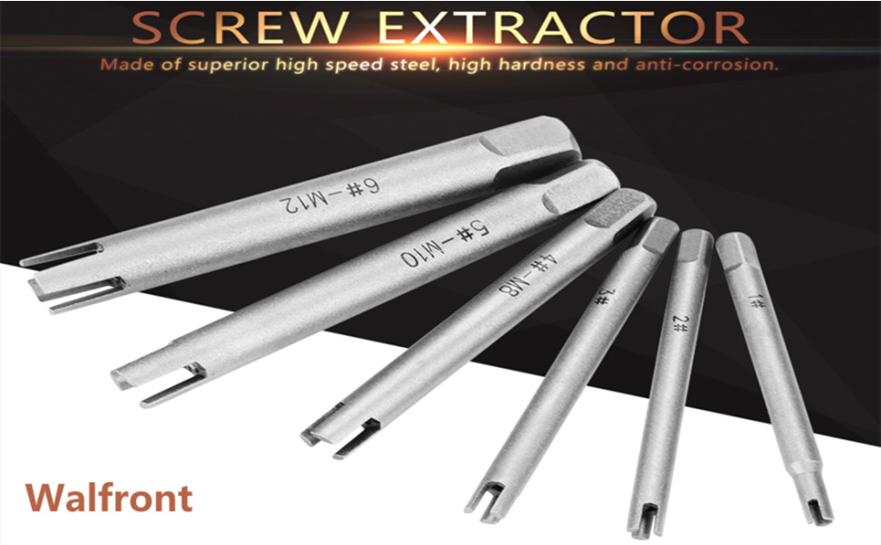 Tap Extractor 4 Flute Screw Remover Broken Head Stripped Tap Extractor