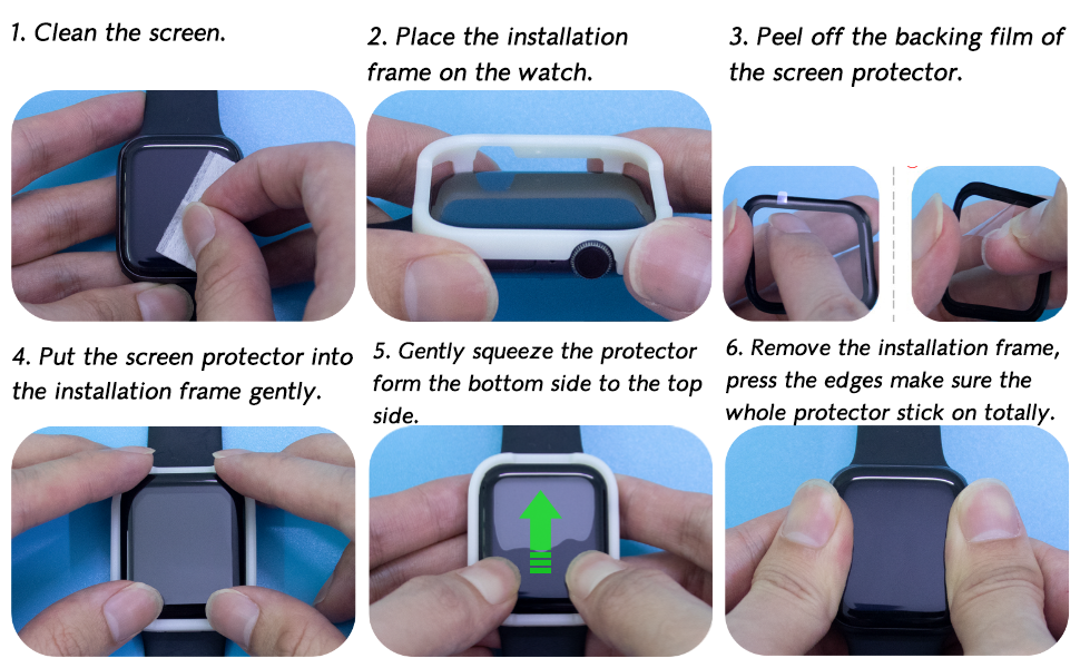 [2 Pack] Geekboy Tempered Glass Screen Protector for Apple