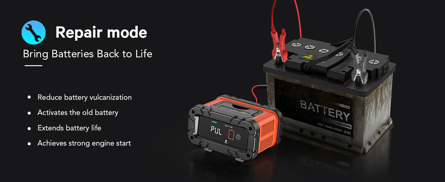 10A car charger battery