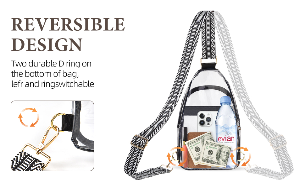 Clear bag for stadium event