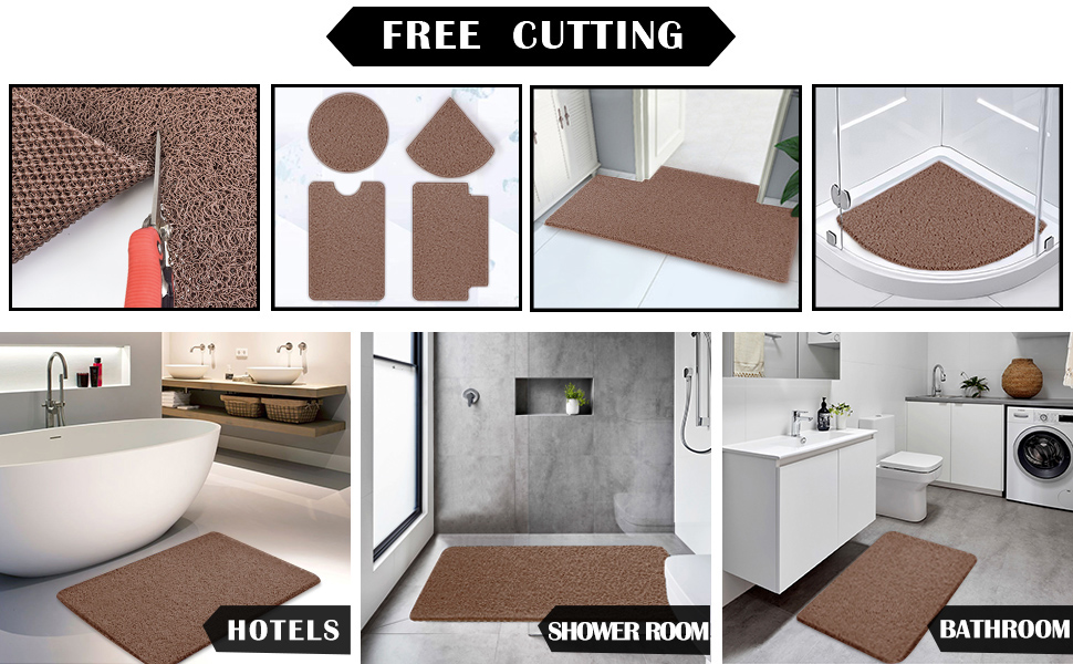 Shower Mats Non Slip, 23.6×34.6 Inch, Bath Mat for Shower