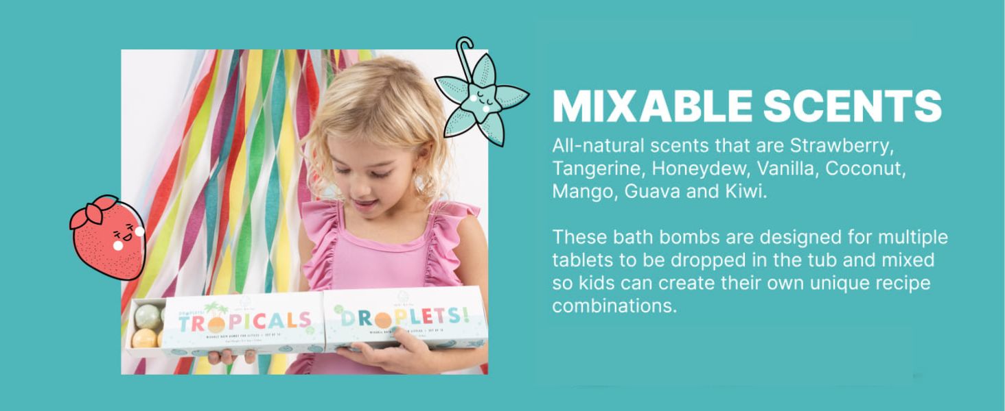 mixable scents all natural strawberry tangerine honeydew vanilla coconut mango guava kiwi unique