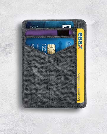 slim minimalist wallet for men women