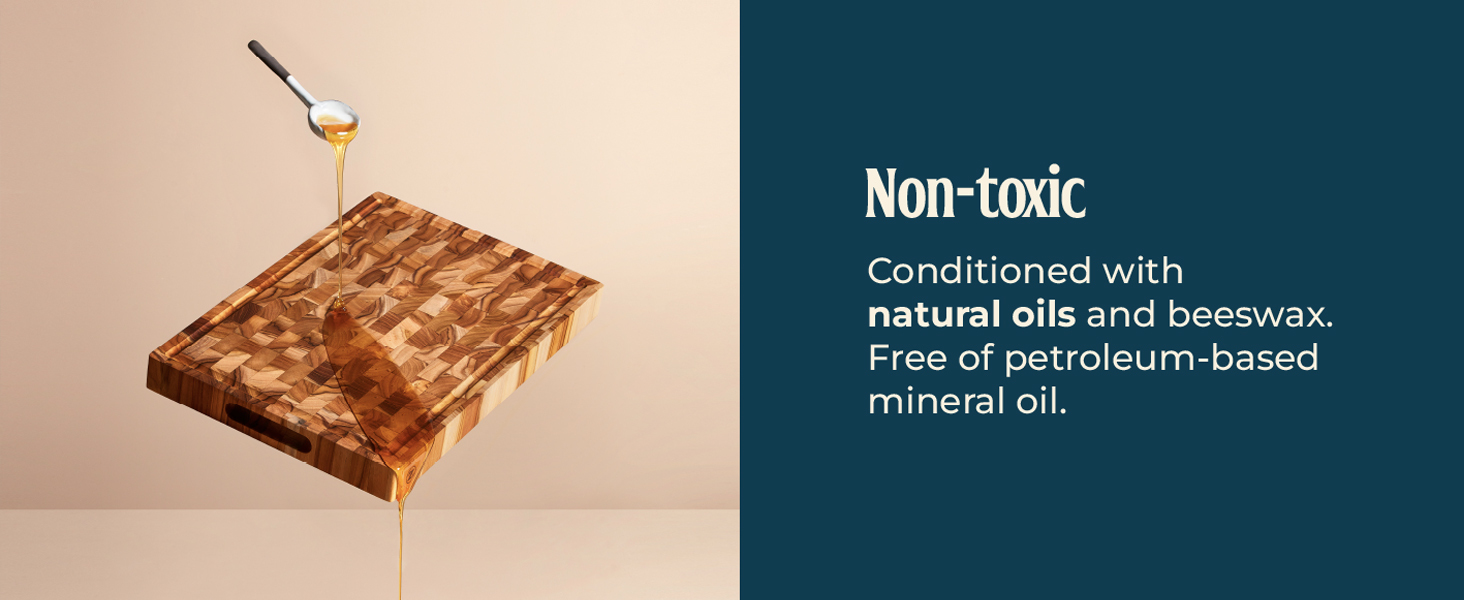 End Grain Butcher Block Cutting Board [2" Thick] Made of