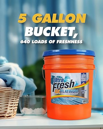 Ultra Fresh 6X Platinum 5 Gal Laundry Detergent