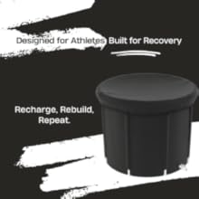 Black Ice bath tub picture that shows the product itself plus its functionality
