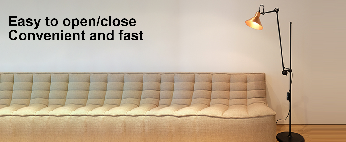 a couch with a sign that says close and fast.