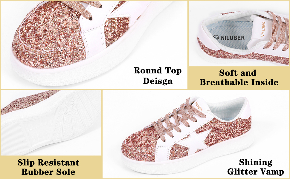 glitter sneakers