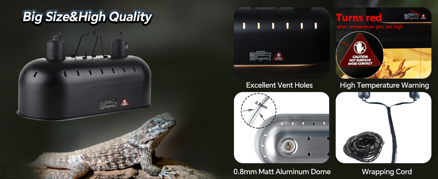 reptile light fixture