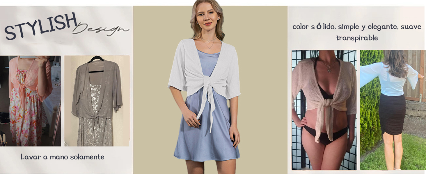 front tie cardigan for women