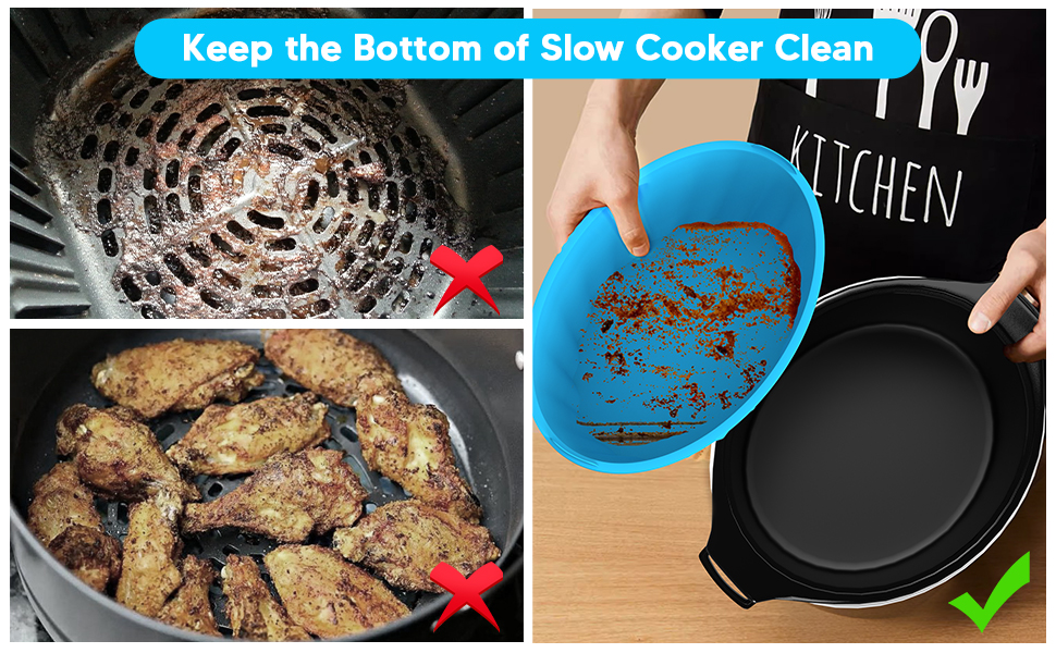 Slow Cooker Liners,6 Quart Slow Cooker Liner,Reusable