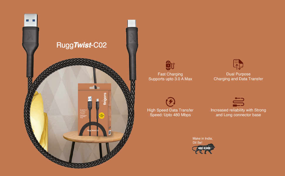 braided mobile cable