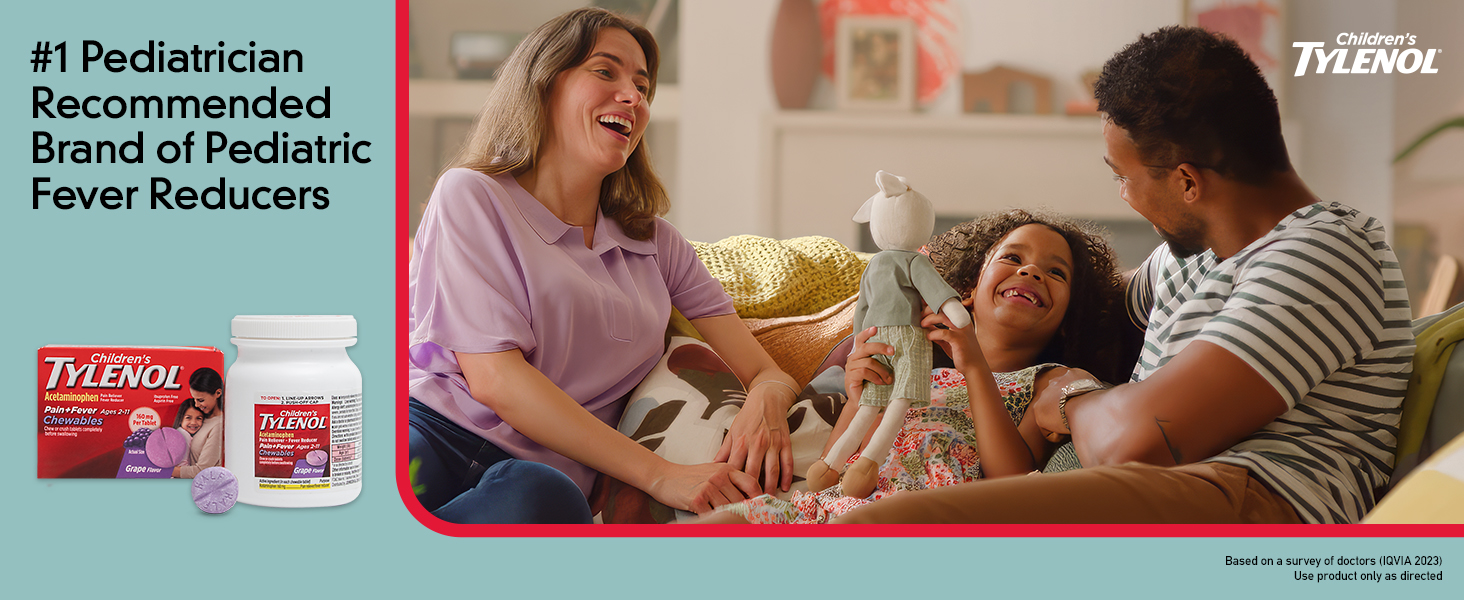 Tylenol Pediatrician Recommended Brand of pain reliever