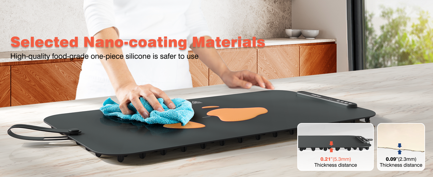 iTRUSOU Silicone Food Warming Mat BW701 Selected nano-silicone