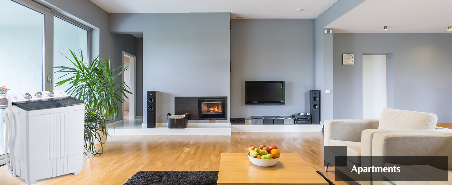 Portable washers 20lbs Compact Washing Machine and Spinner Twin Tub Washer and