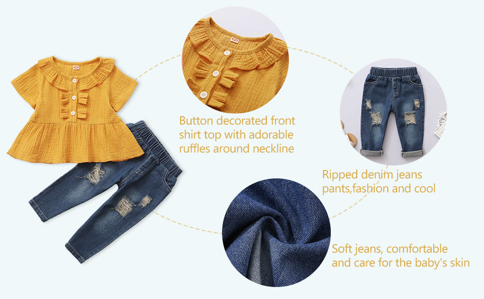 18 Months Girl Outfits, 1 Year old Girl Clothes, 2T Girl Outfits, 4T Girls Clothes