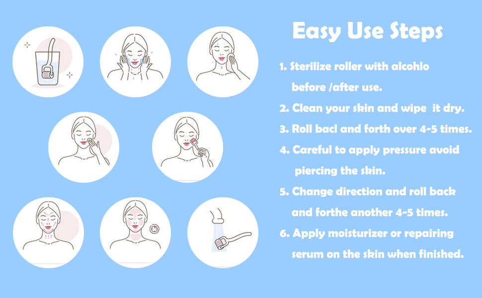 540 Titanium Micro Needles for Facial, Body & Hair Growth 