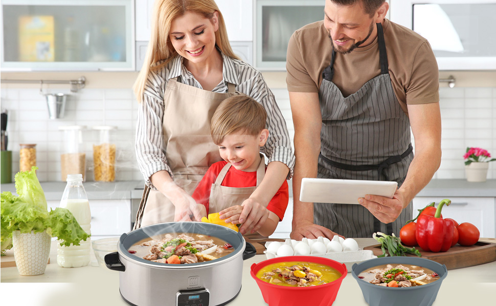 Slow Cooker Liners Crock Pot Liners 2 Pack Silicone