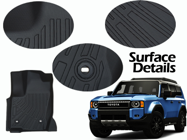 Amazon.com: Floor Mats Set for Toyota Land Cruiser Prado