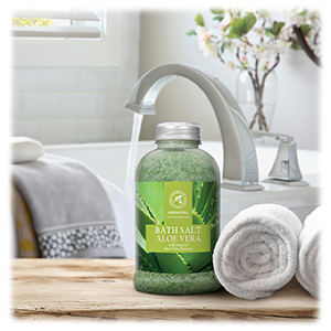 Natürliches Meersalz mit reinem Aloe Extrakt 600 g