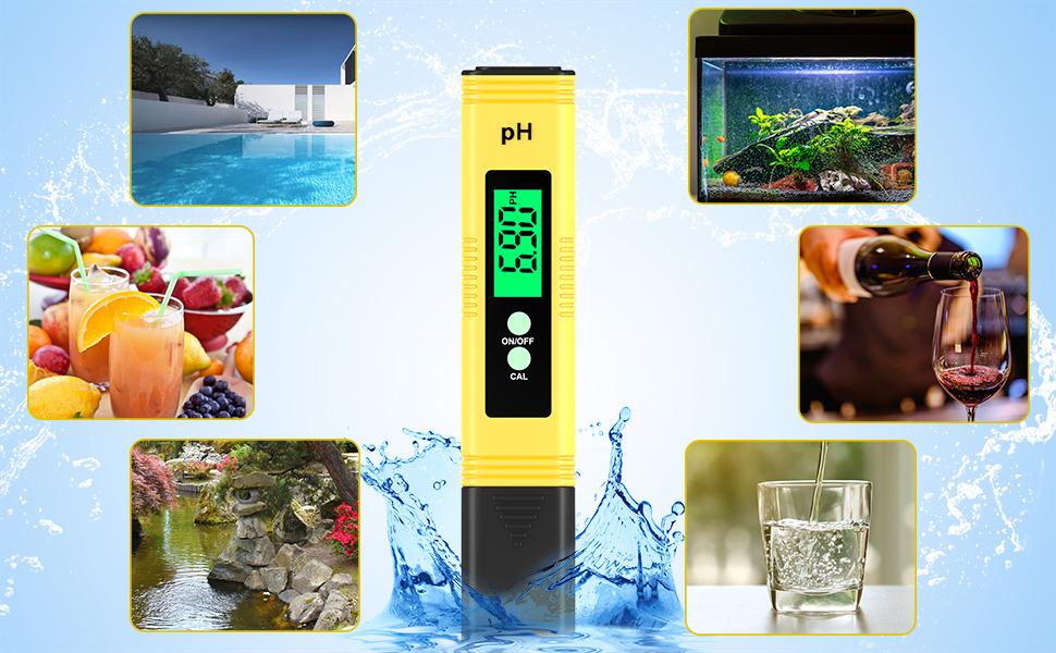 SKADIOO Ph Meter With Auto Callibration Ph Meter For Water TestingPh