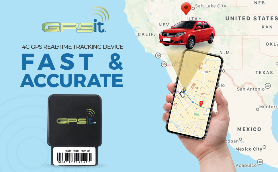 Mua GPSit GPS Tracker for Vehicles, 4G OBD2 Vehicle Tracker LTE GPS