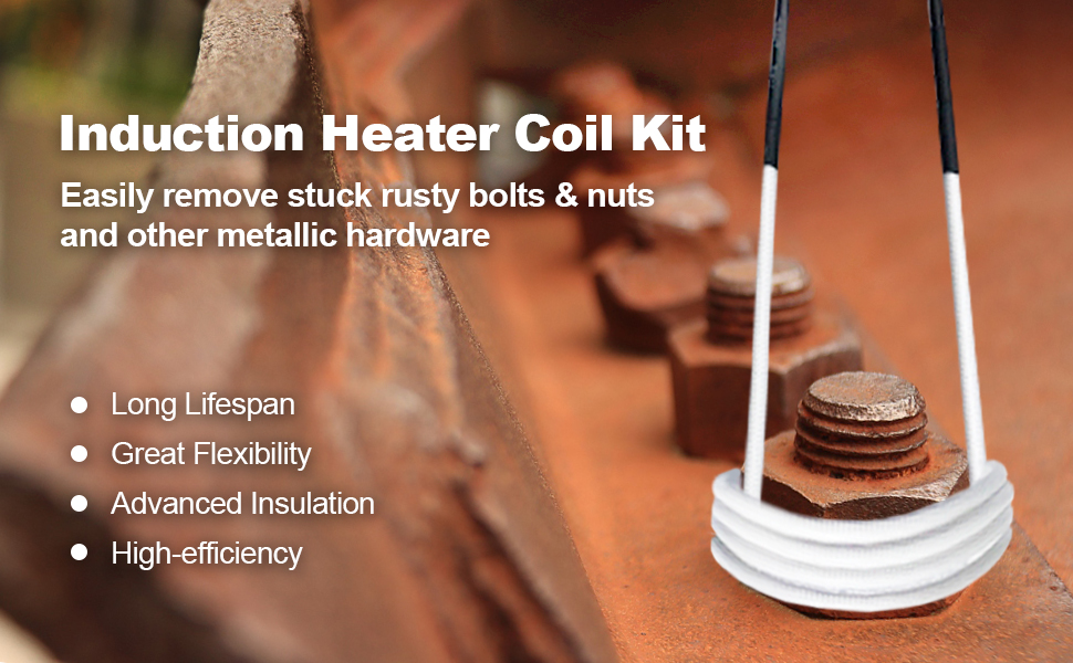 Carivia Induction Heater Coil Kit 8PCS for Induction