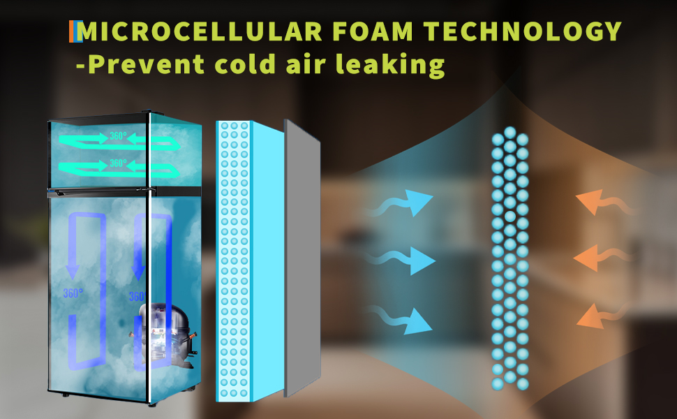 KOKEBREN 3.2 Cu. Ft. Compact Refrigerator 3