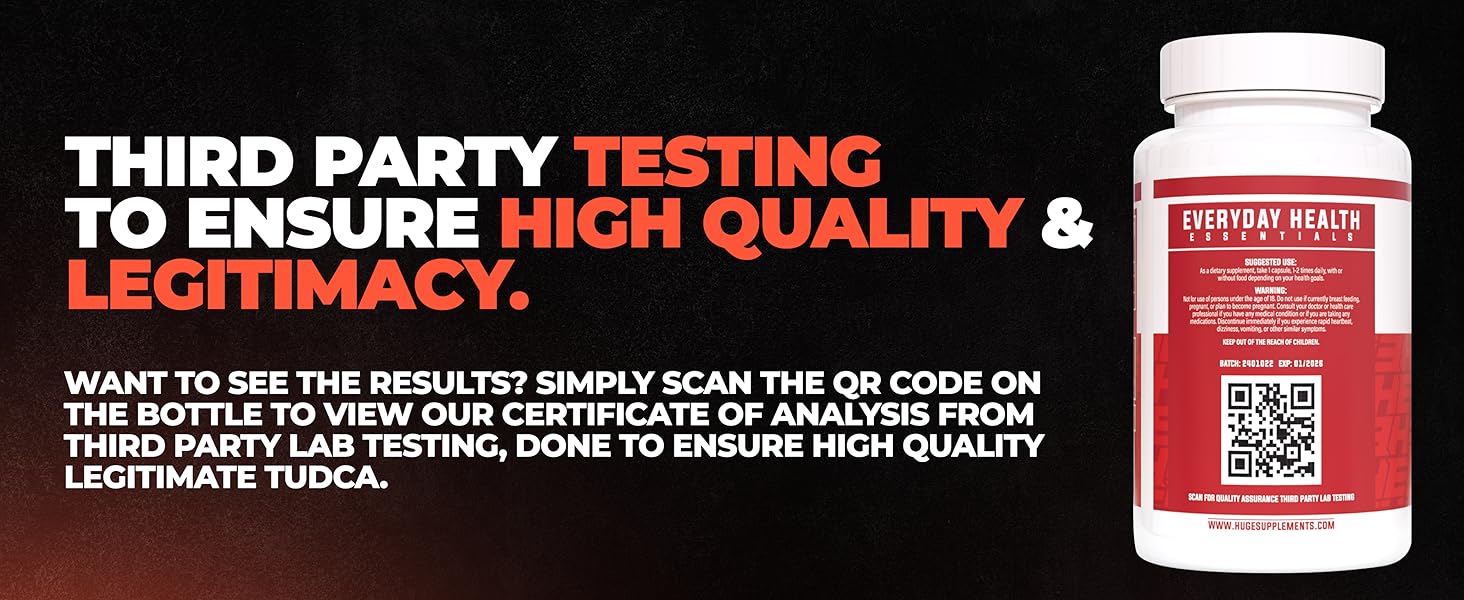third party testing to ensure high quality & legitimacy