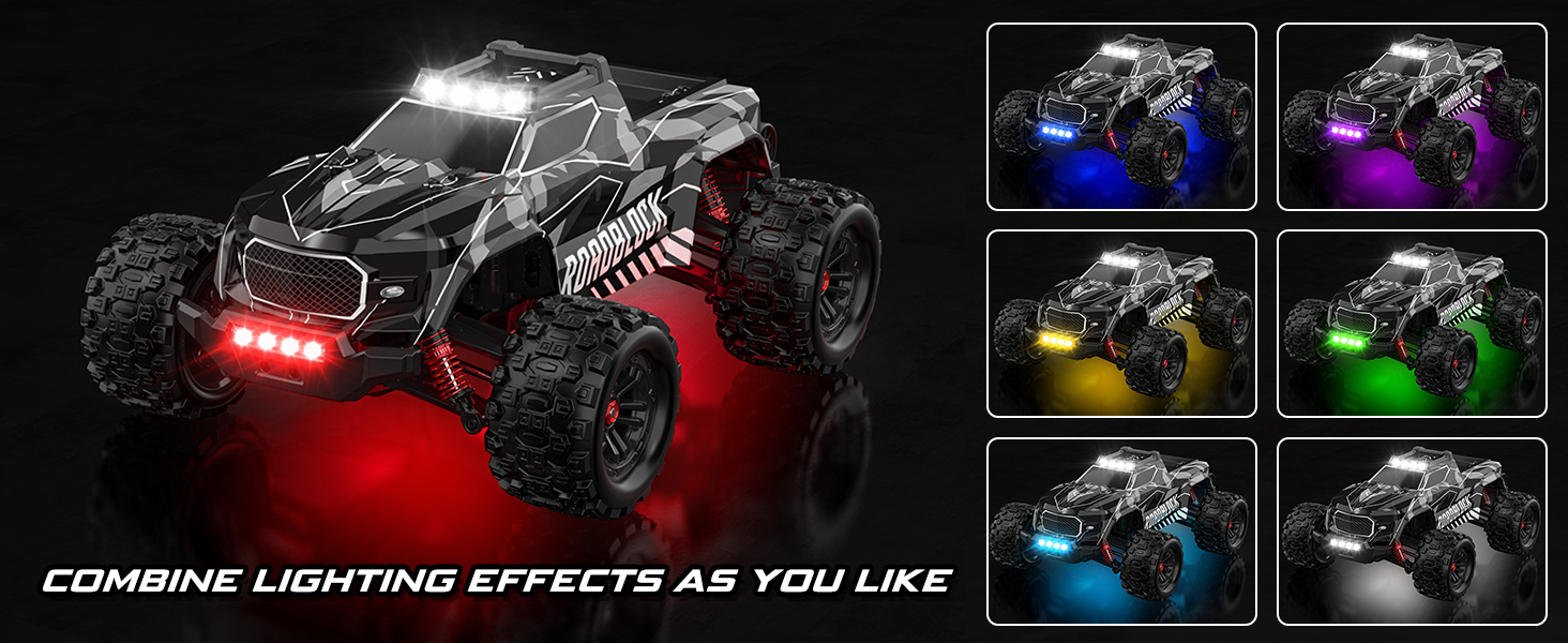 rc monster truck rc car big rc truck 4x4 offroad waterproof hobby rc truck for adults 