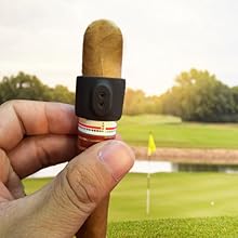 golf cigar holder clip for golf cart