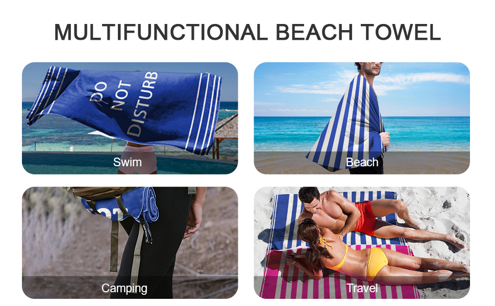Style Slice Beach Towel Extra Large Microfibre Towel Beach Towels