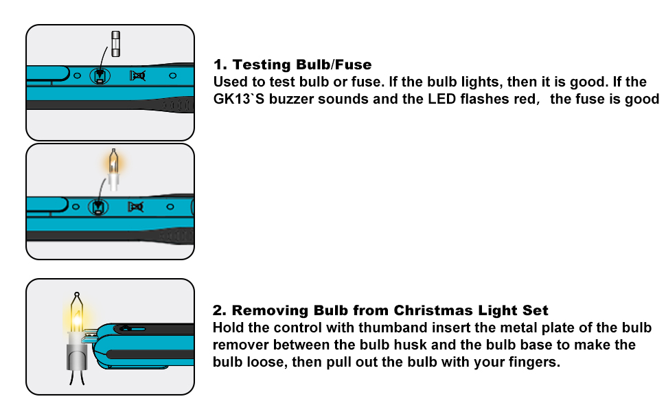 allsun 12600Vac Christmas Light Tester, 50pcs 2.5 Volt 0.17 mas,0.43