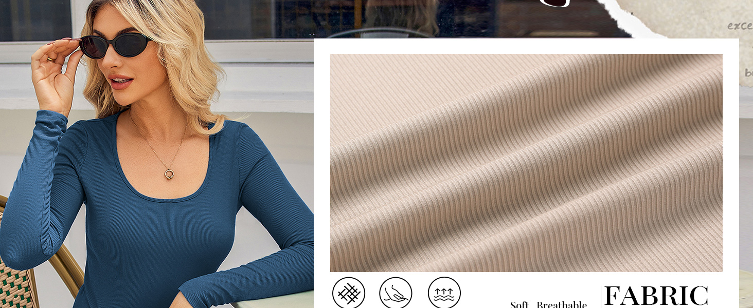 Women's O-Neck Long Sleeve Shirts