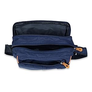 unisex blue sling bag