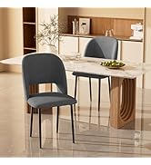 Hawthyhome Dining Room Chairs Set of 2 Kitchen Chairs Upholstered Chair Living Room Chair Seat Made of Corduroy