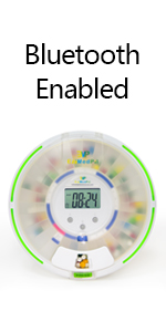 EziMedPil Frosted Bluetooth Pill Dispenser