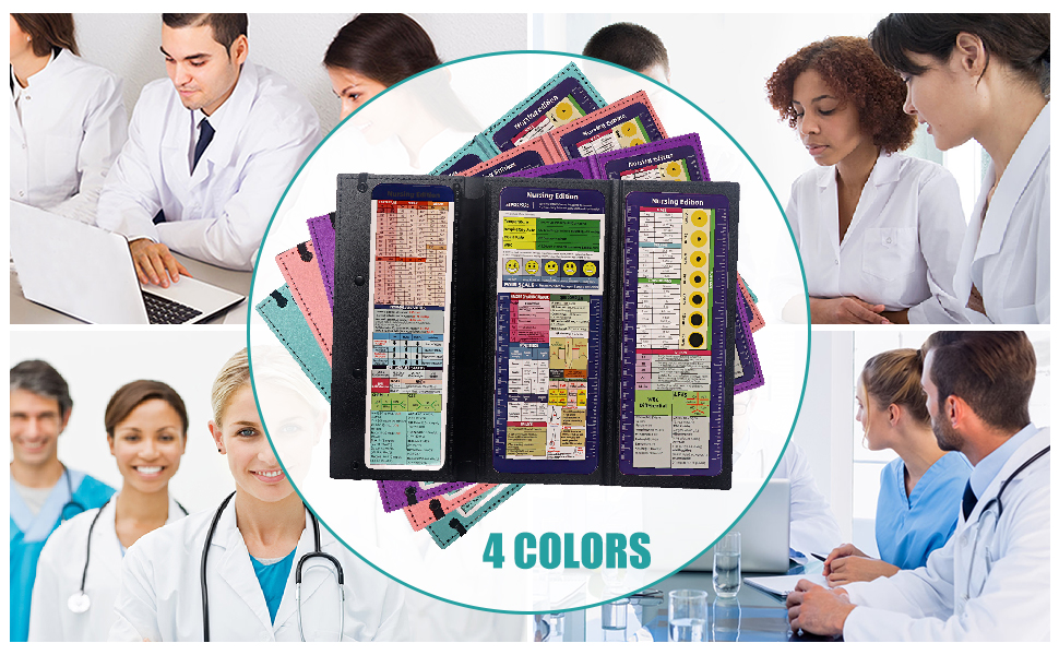 Nursing Clipboard Foldable, 3 Layers Nurse Clipboard with