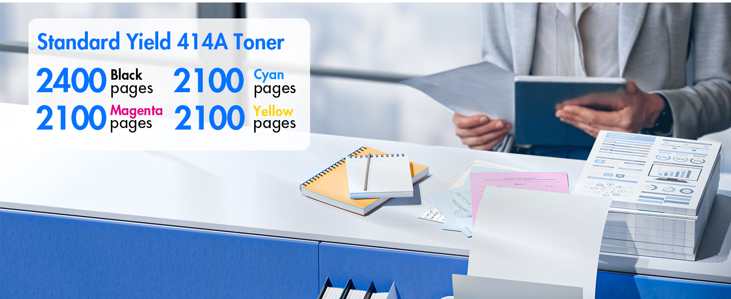 hp 414a toner cartridges 4 pack hp laserjet 414a hp mfp m479fdw toner hp color laserjet pro m454dw
