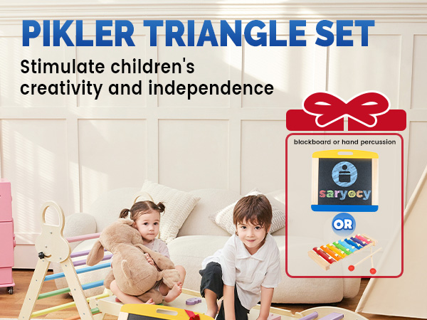 climbing toys for toddlers 1-3 inside, pikler triangle set, toddler climbing toys indoor, 