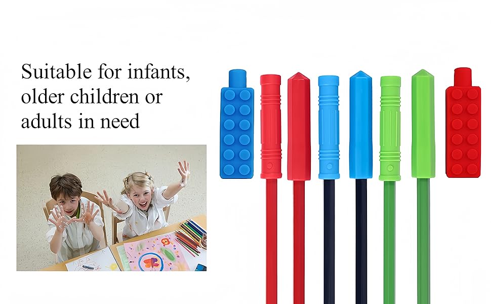 Kaubare Bleistift-Aufsätze, Fidgets, Oral Motorische Kauspielzeuge