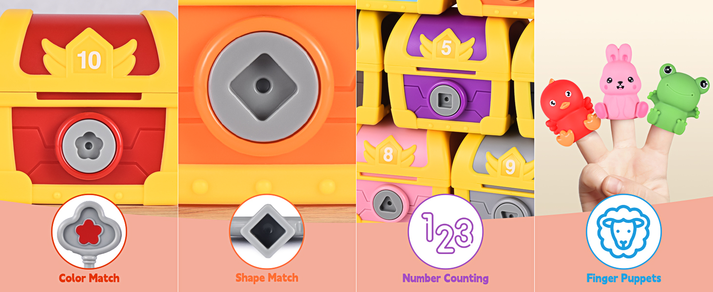 Montessori Learning Toys for Toddler 1 2 3, Surprise