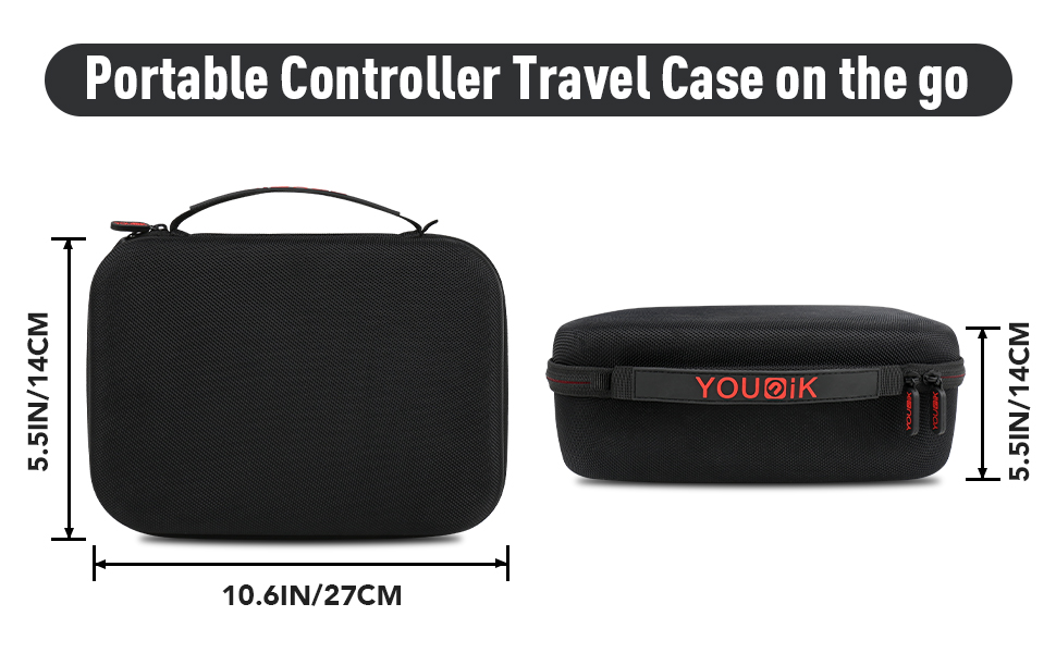 Younik Controller Carrying Travel Case, Protective Hard