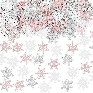Amazon.com: 200Pcs Snowflakes Table Confetti Decorations for