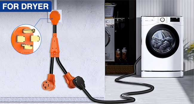 Nilight EV Dryer Y Splitter Adapter Cord